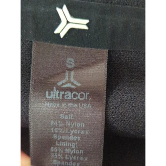 Ultracor Ultra Chevron Pixelate Leggings Black Mid Rise Athleisure Sports Size S - Picture 10 of 10